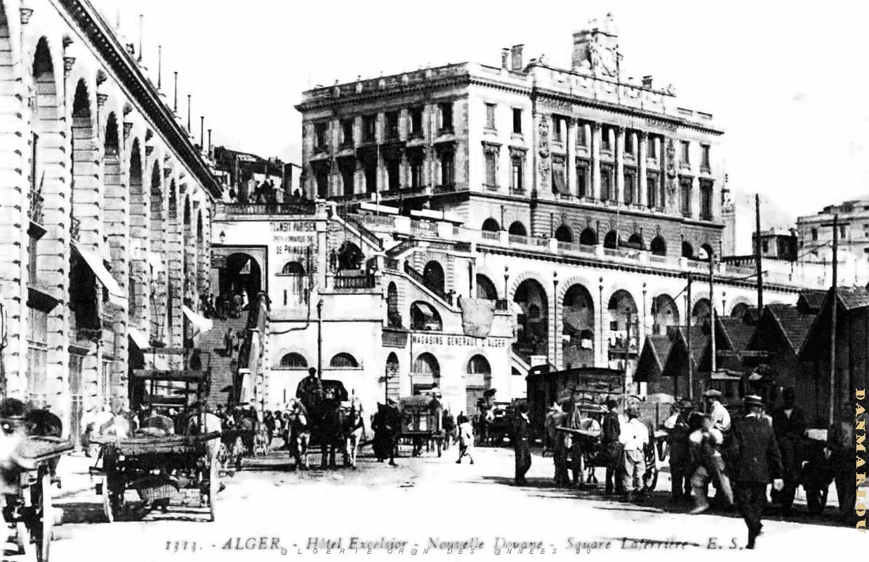 Alger - Hotel Excelsior - Douane et Square Laferriere.jpg